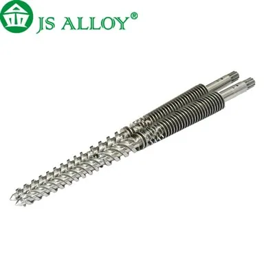 Śruba podwójna stożkowa z PCV